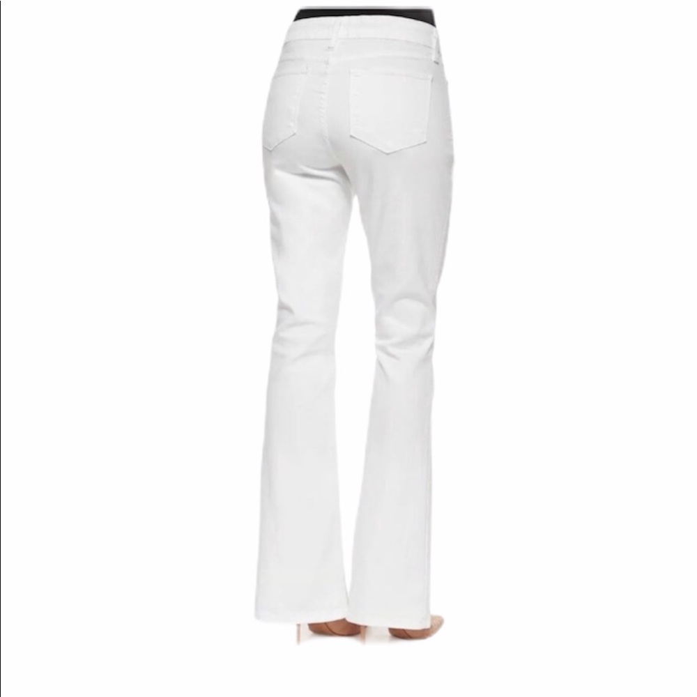 NYDJ White Flare Wide-Leg Jeans